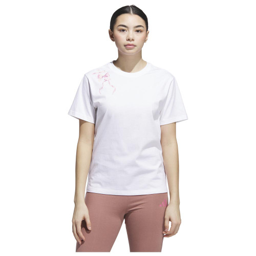 Adidas Γυναικεία κοντομάνικη μπλούζα Seasonal Essentials Bow Graphic Tee